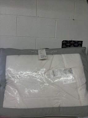 NEW $369 White Comforter - Plush Home Bedding boll & branch primaloft luxury